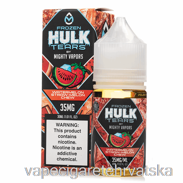 Vape Cigareta Smrznuta Lubenica Slamka Dinja Za žvakanje - Hulk Tears Soli - 30 Ml 50 Mg